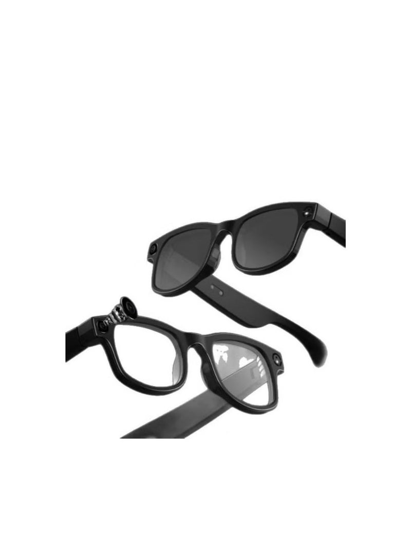 Smart AI Translation Glasses with Dual Cameras | 1080P HD Video Recording | Real-Time Language Translation | Voice Assistant | App Control | Magnetic Charging | Business & Travel Smart Eyewear - Image 3